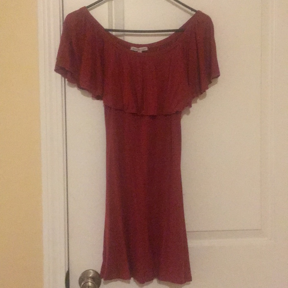 Red wine dress